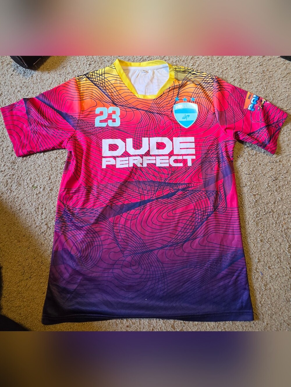2023 Dude Perfect Pandamonium Tour Men's Soccer Jersey - Size Small